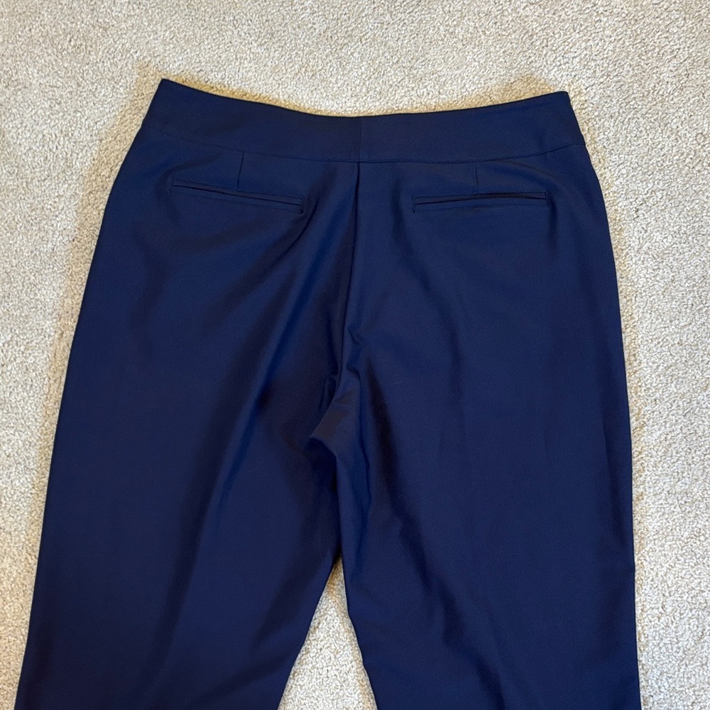 Tail Women's Dark Blue Capris with Button Accents - Picture 5 of 9